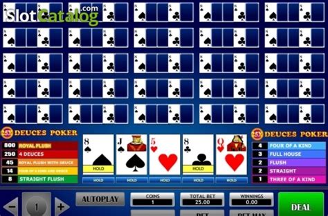 Игра 25x Deuces Poker  играть бесплатно онлайн